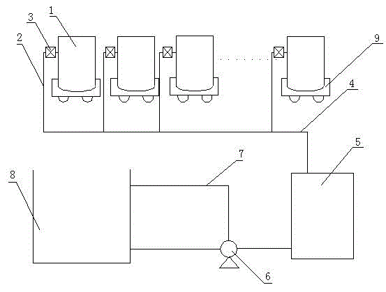 Vacuum pumping protection system of asphalt reaction kettles with transport chassis