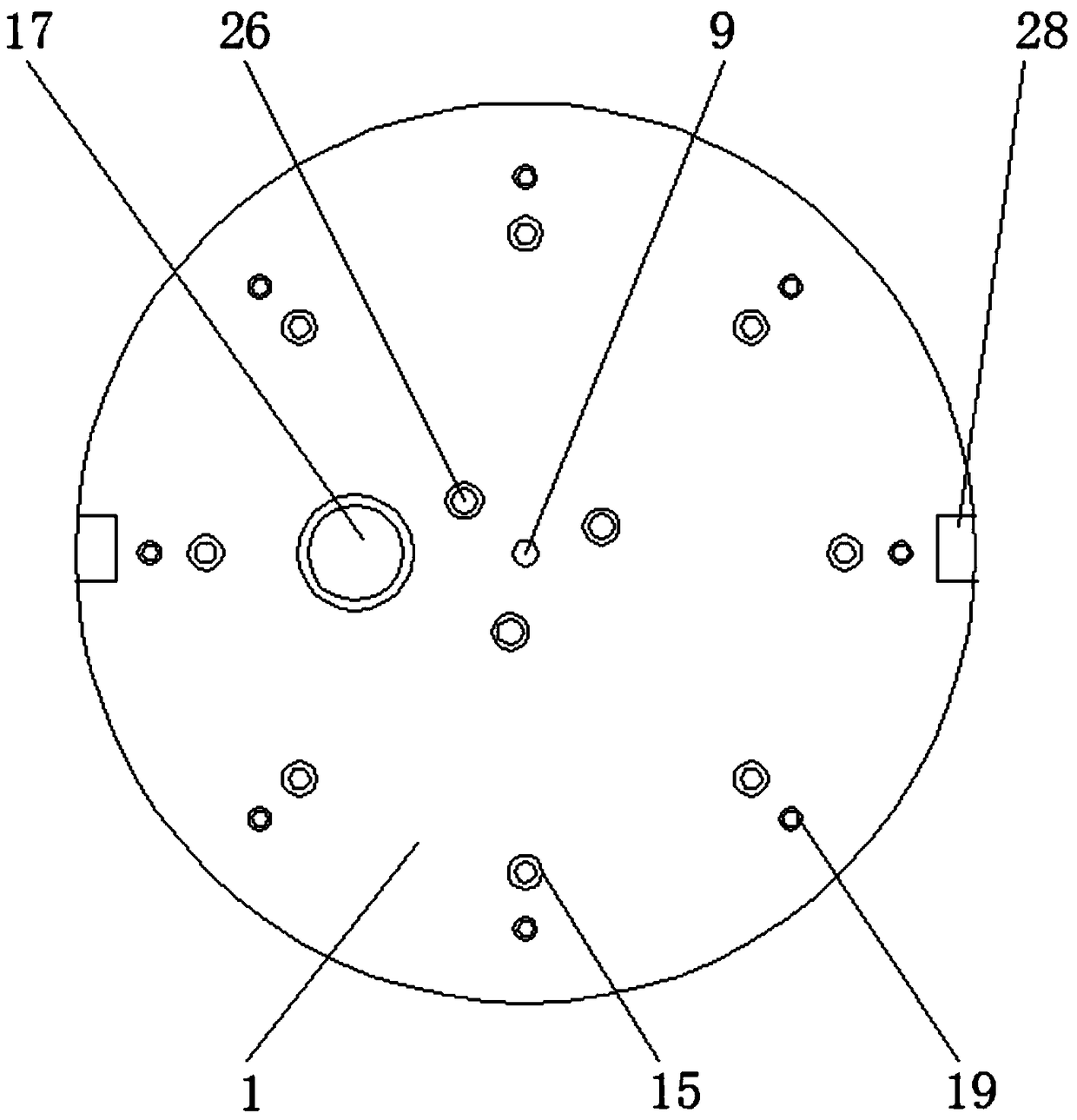 Vegetable dehydration device having cleaning function and used for food processing