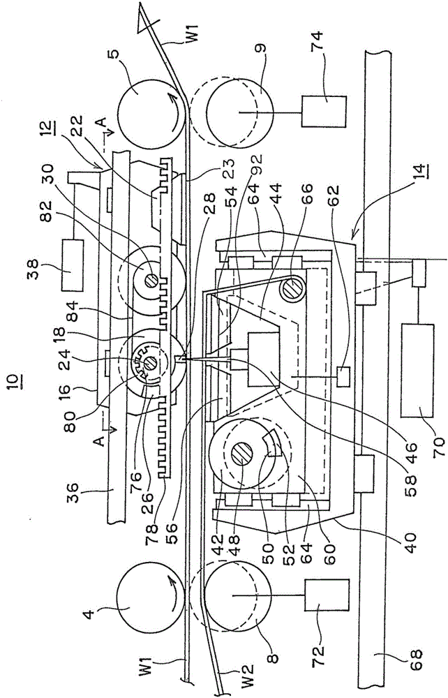 Suction device and web coupling apparatus using same