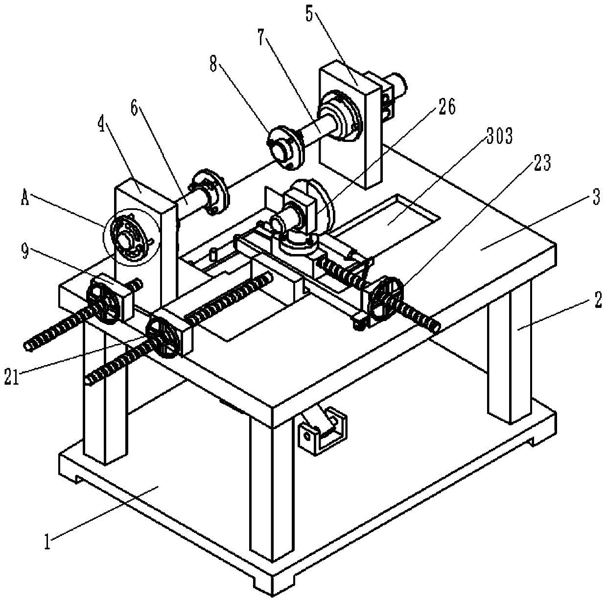 Gear cutter hob sharpening machine with adjustable sharpening angle