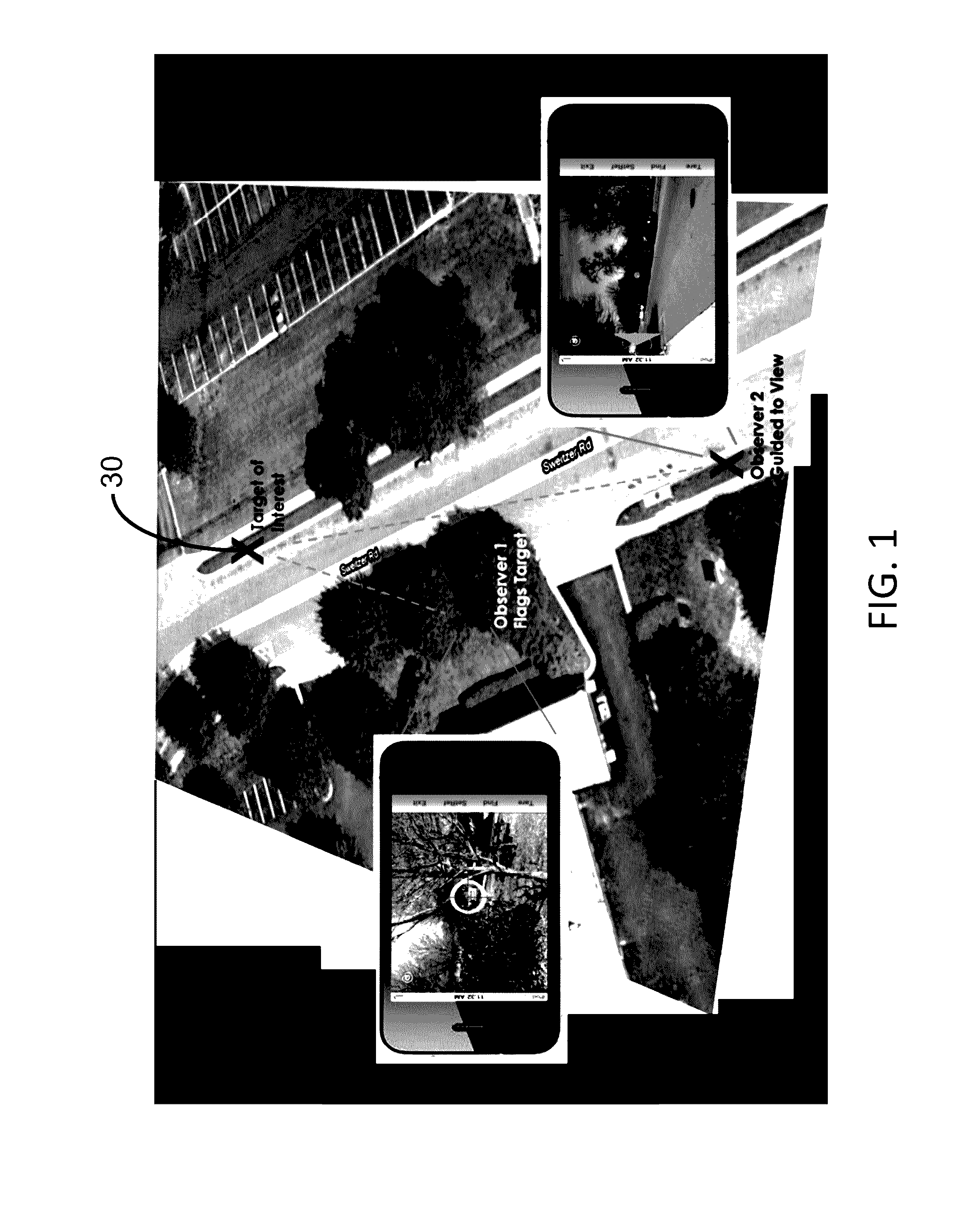 Method and system for parallactically synced acquisition of images about common target