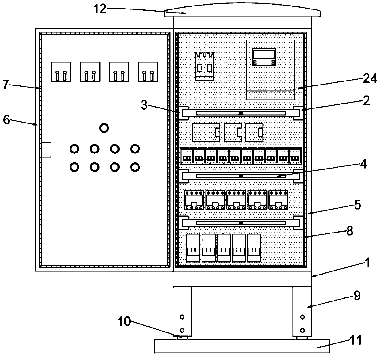 High-safety electric control cabinet