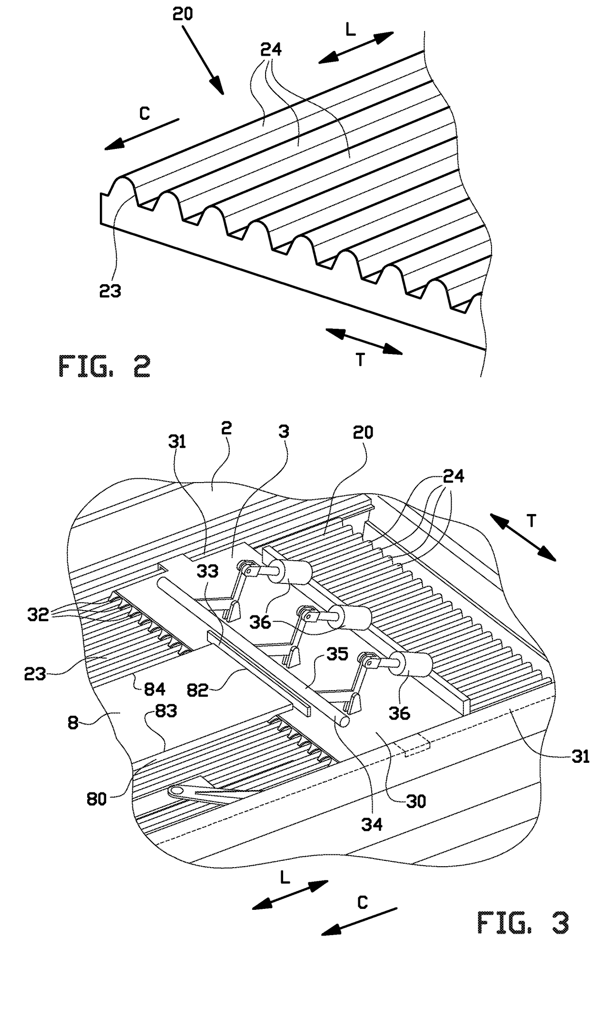 Conveyor and method for conveying a tire component