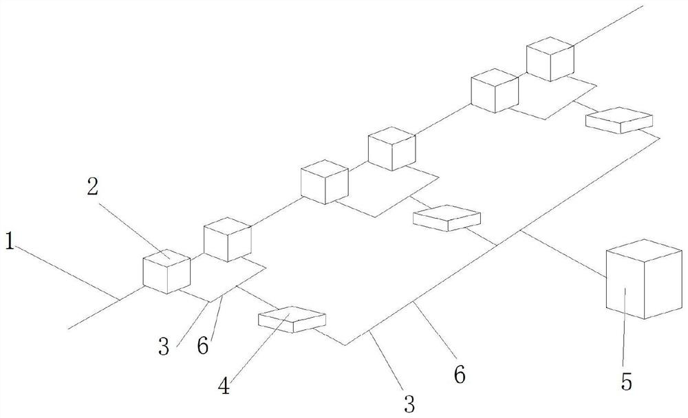 Distributed railway regenerative electric energy cloud control system