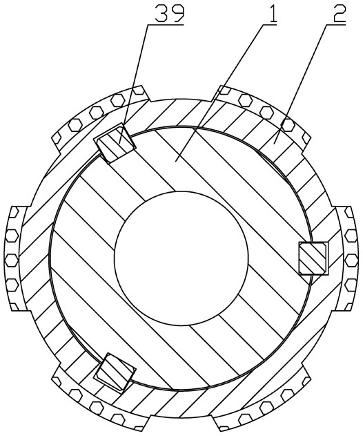 Integral rotatable scraper device