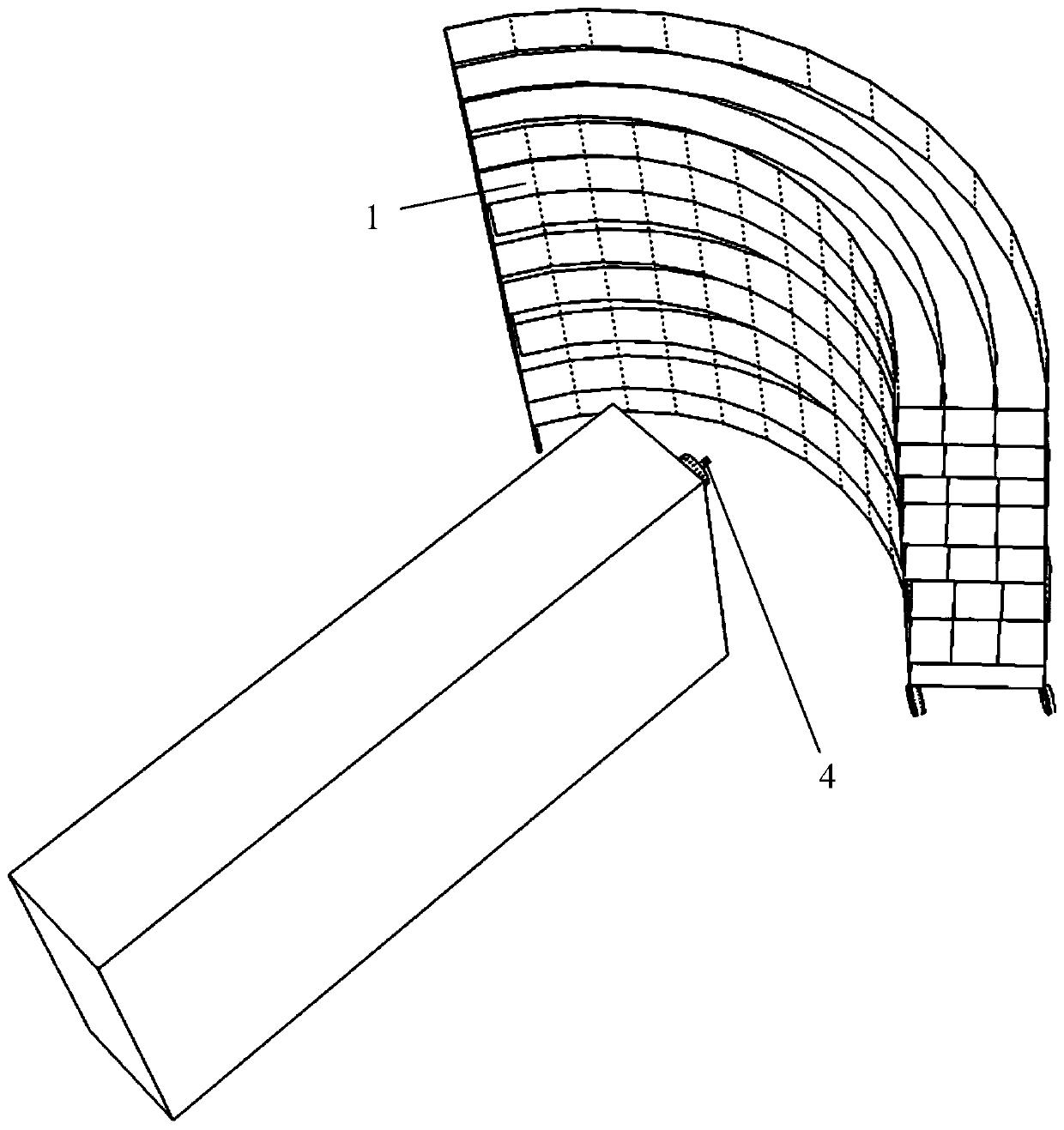 Remote control type large-batch sample point source irradiation frame and irradiation laboratory