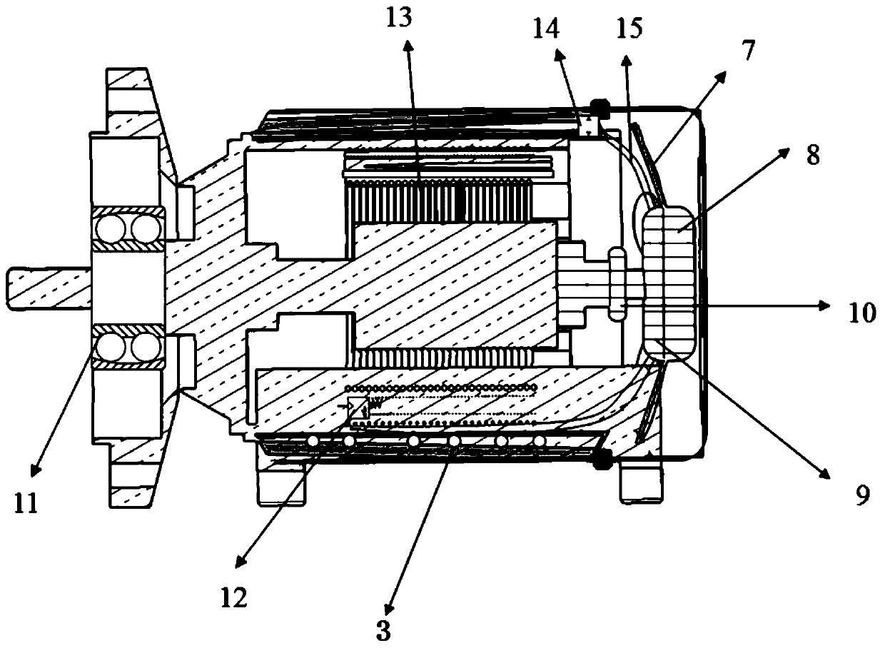 Noise reduction and anti-vibration system for motor cooling fan for automobile