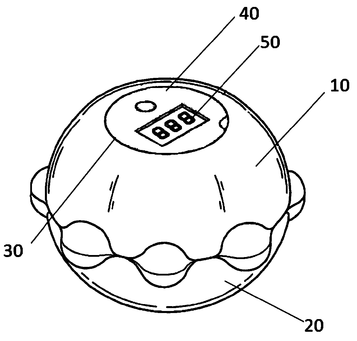 Wireless connection wrist ball