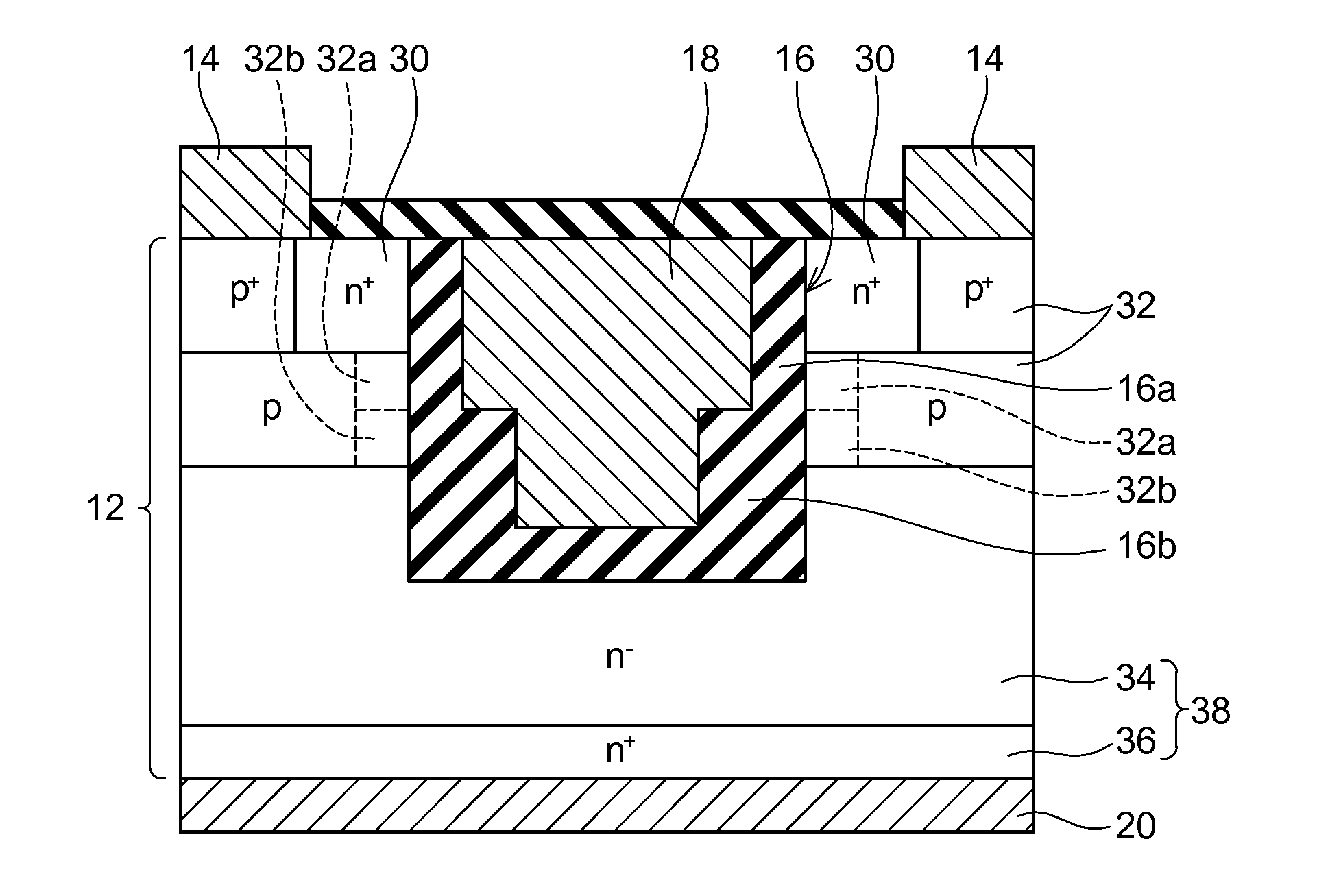 Insulated gate type switching device