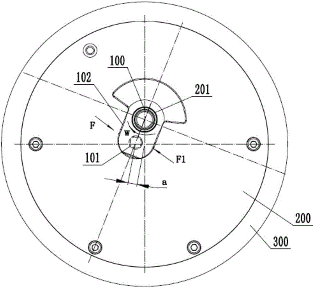 Crank throw positioning clamp