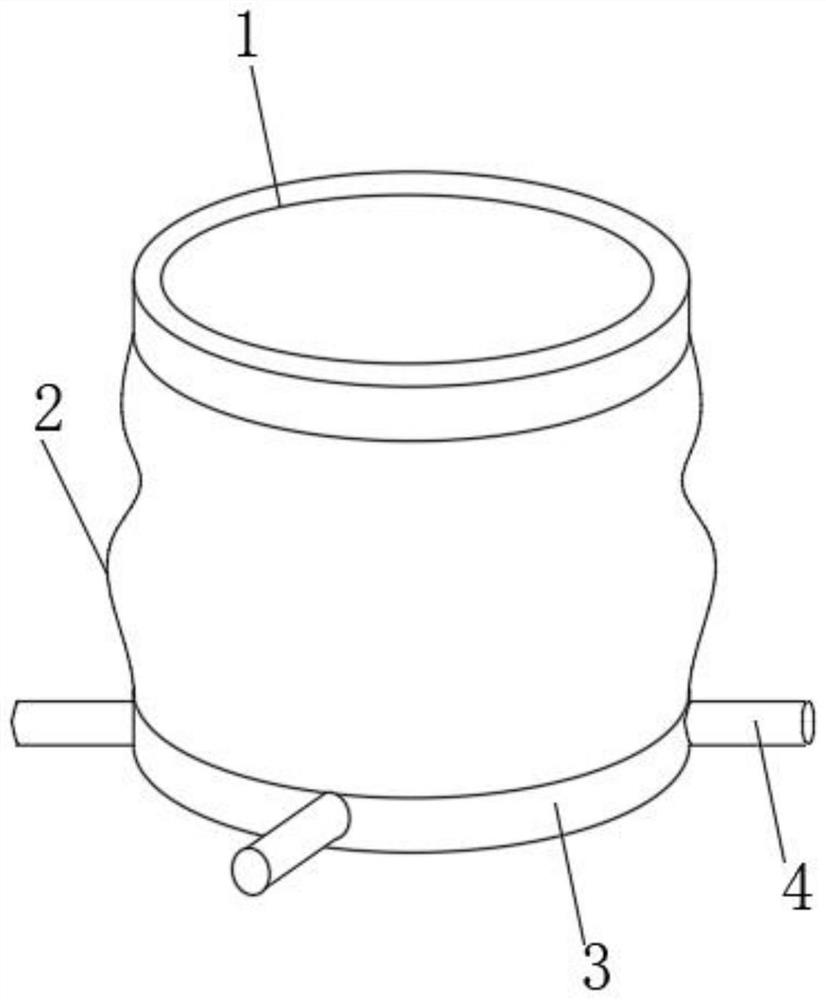 A stably installed inner cover for an electric saucepan