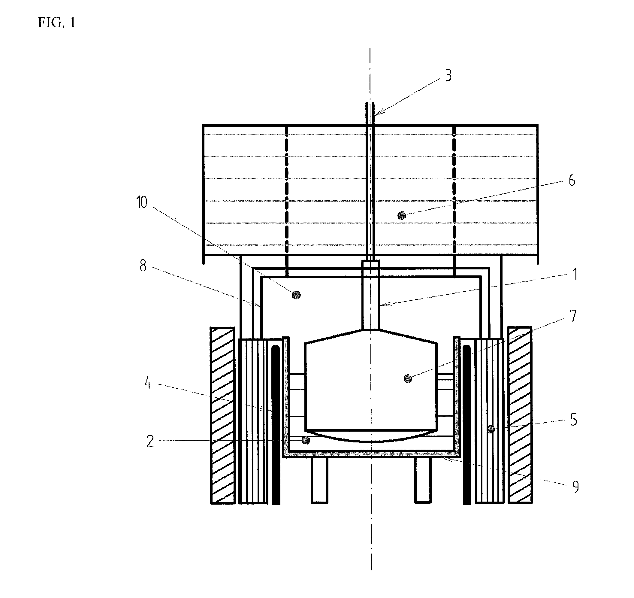 Method for the preparation of doped garnet structure single crystals with diameters of up to 500 mm
