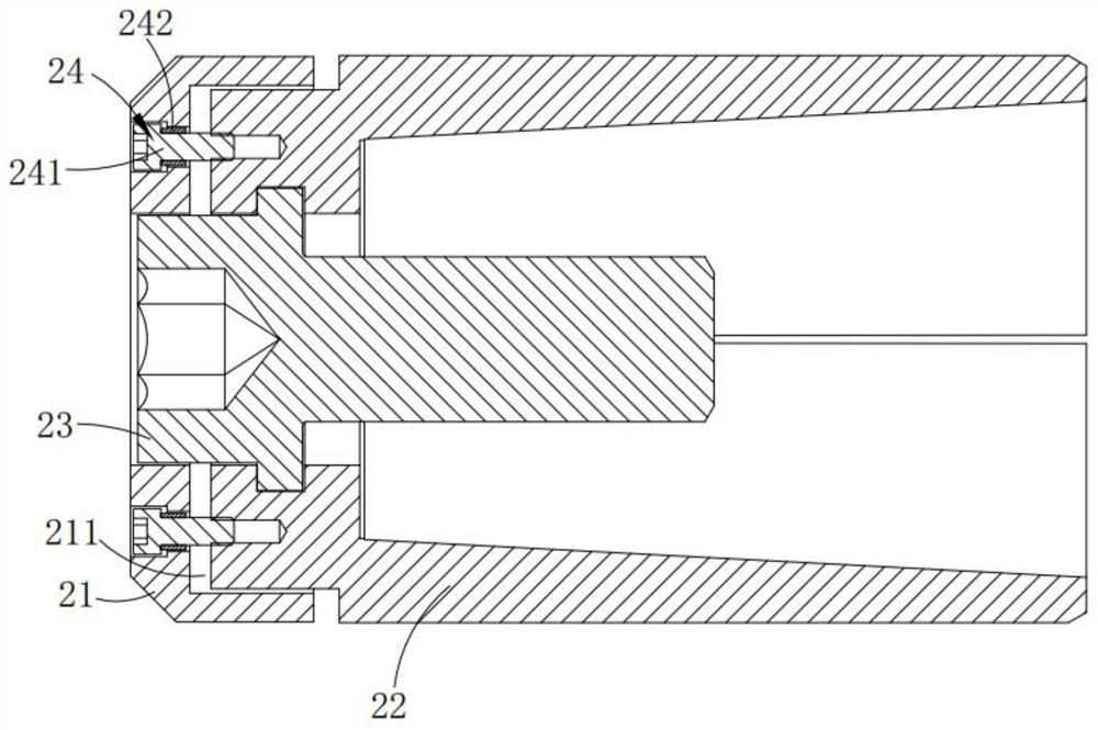 Loading tool assembly for bearing testing machine and method for loading test bearing