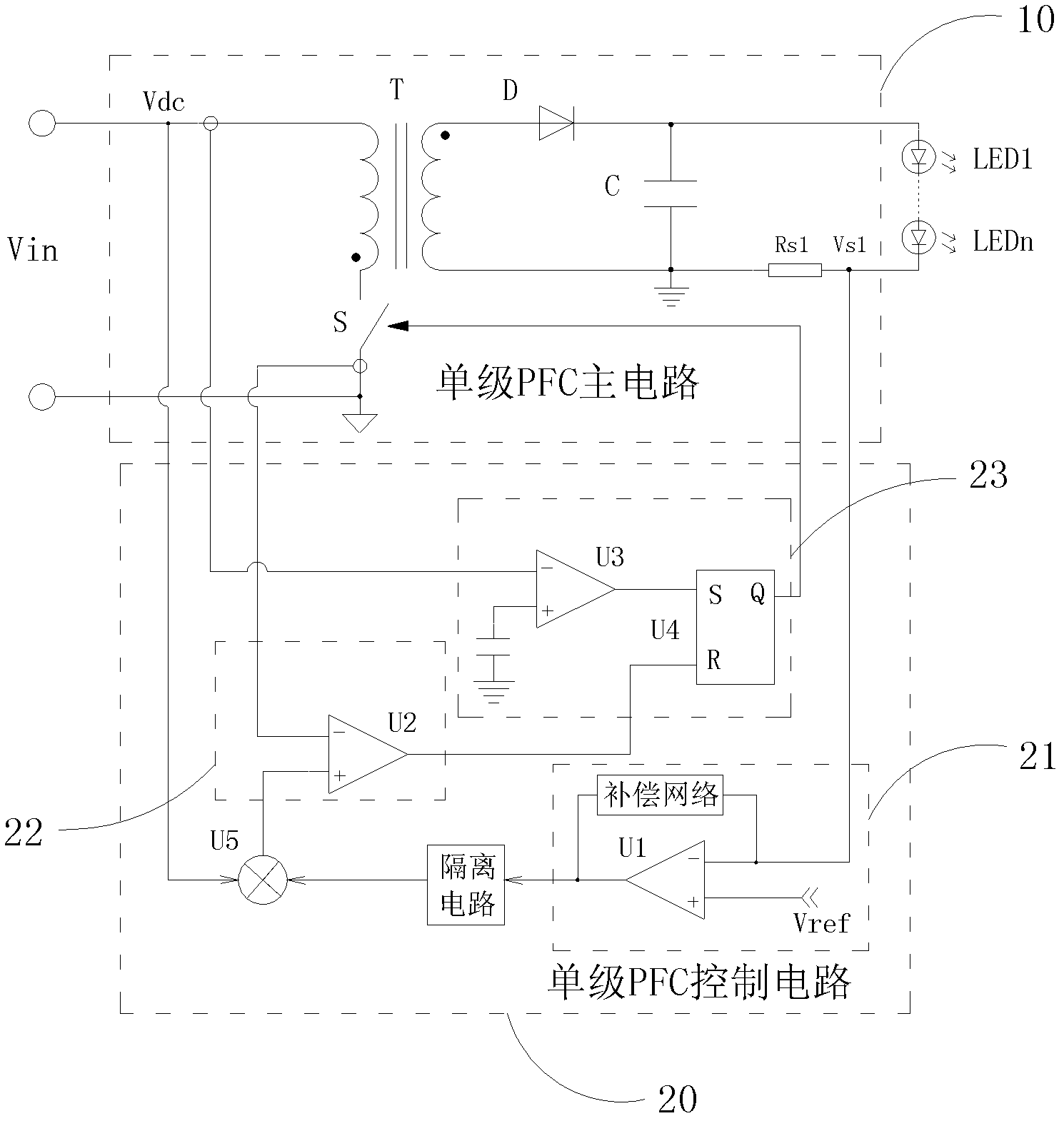Constant current driver of light emitting diode