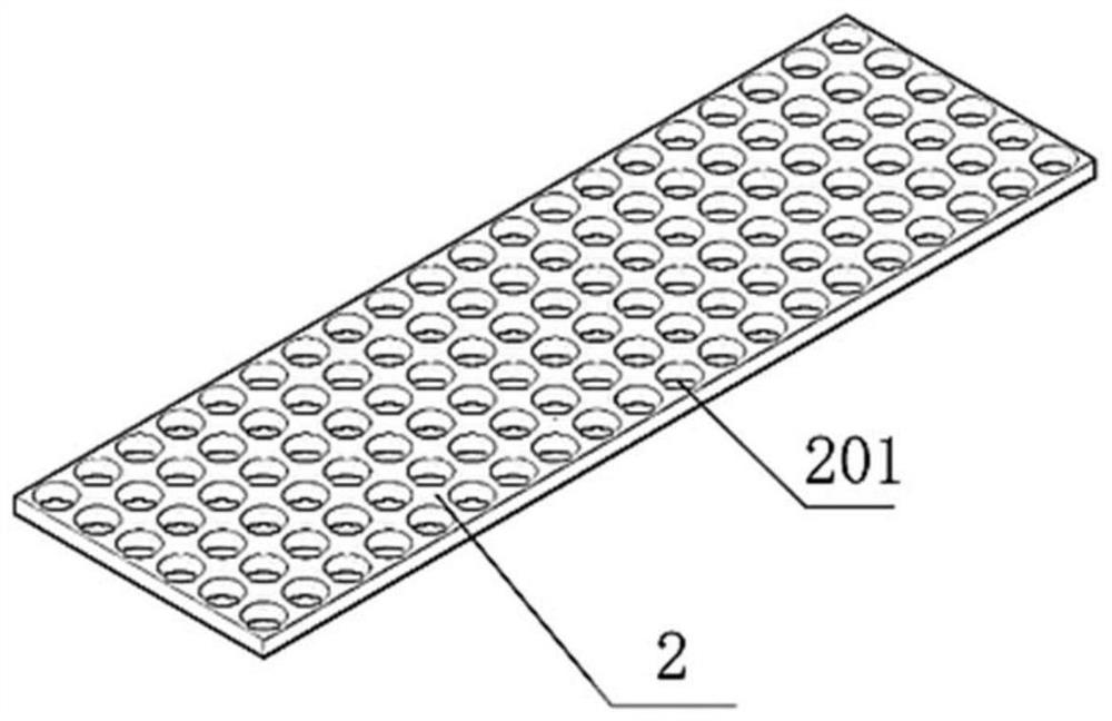 Novel phonon crystal deceleration pavement structure