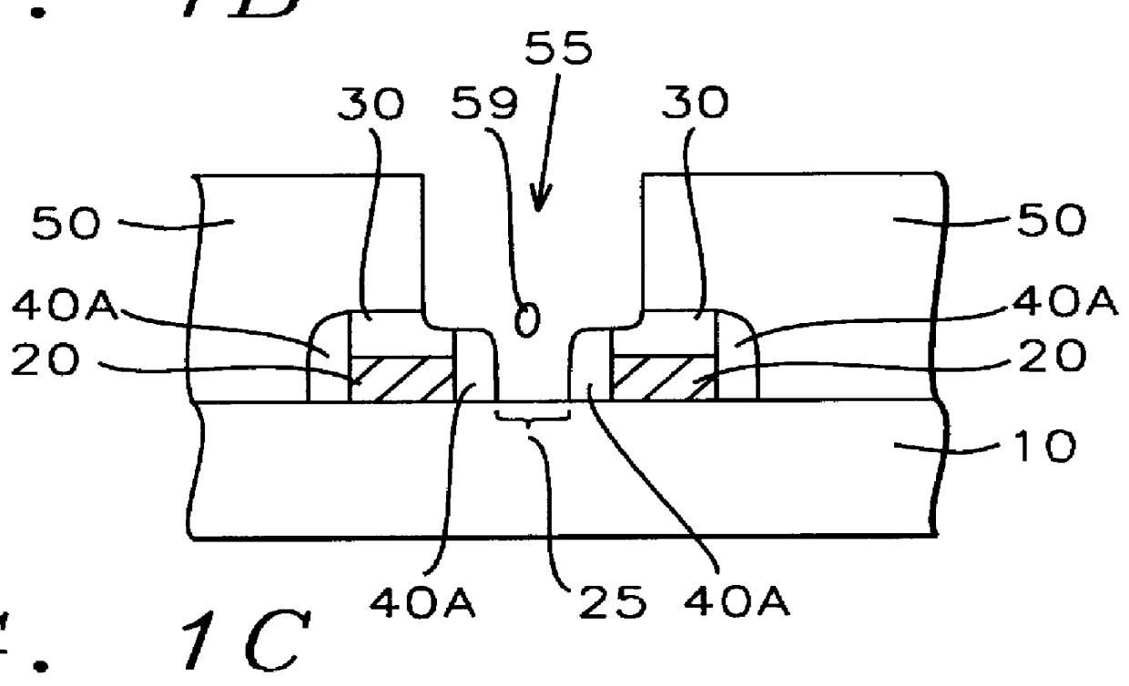 Method for fabricating a self-aligned contact