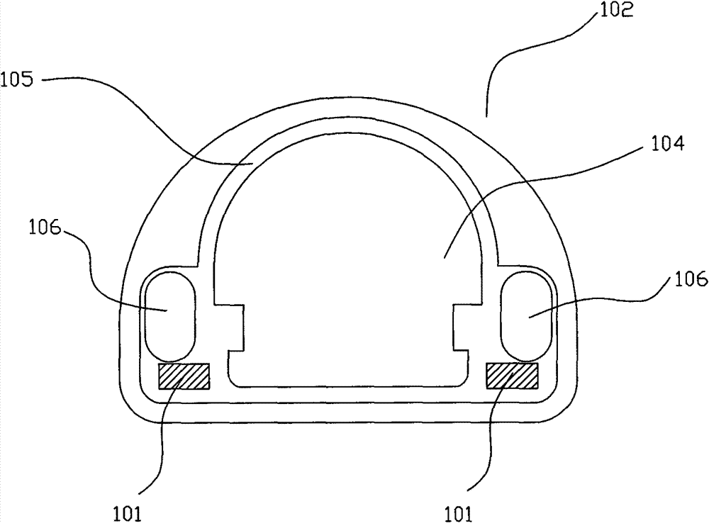 Sealing element and unit body light fitting