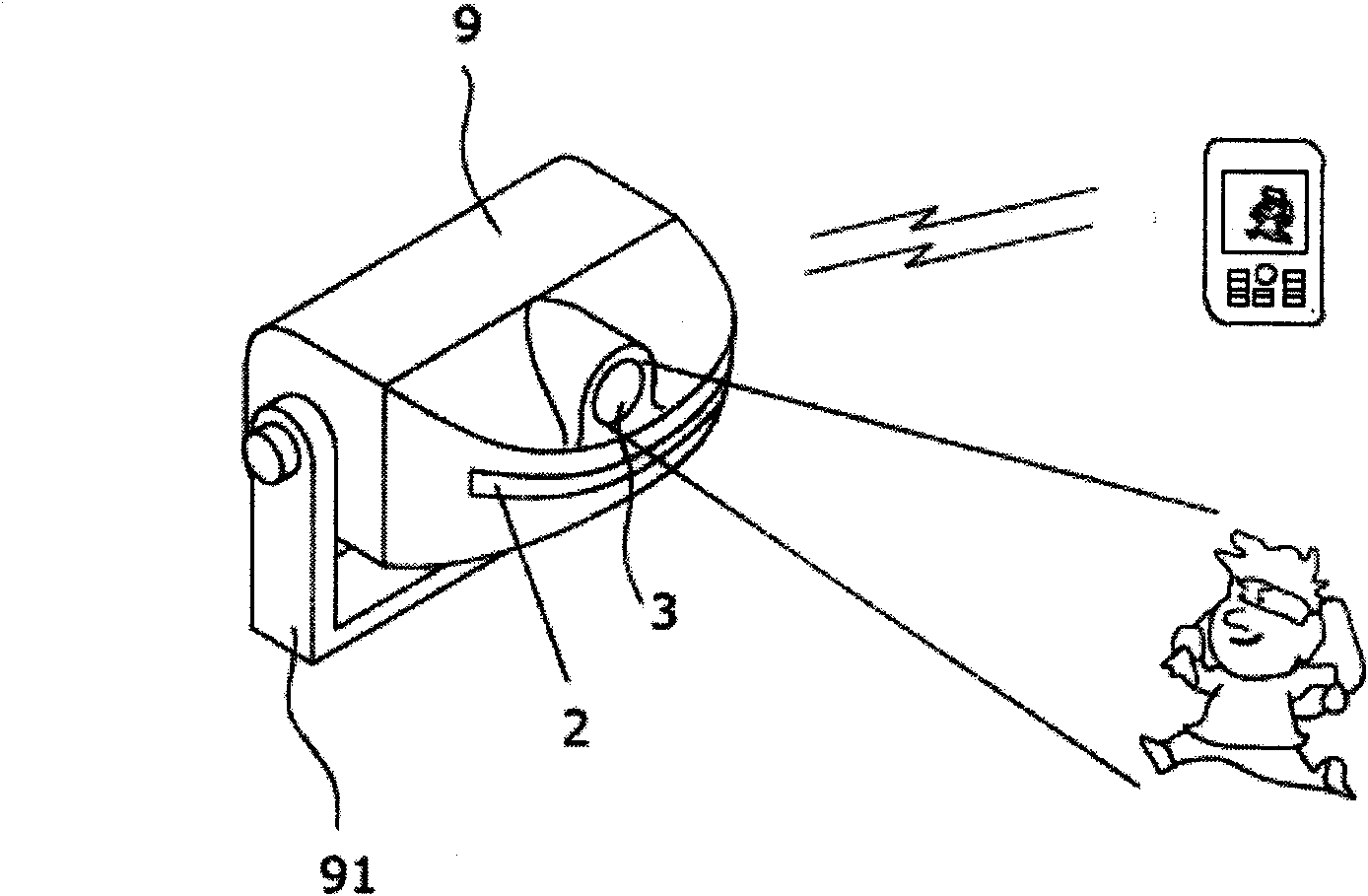 Remote anti-intrusion monitor