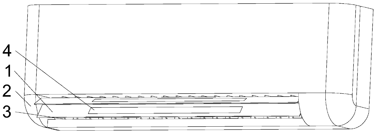 Air deflector assembly and air conditioner including the air deflector assembly