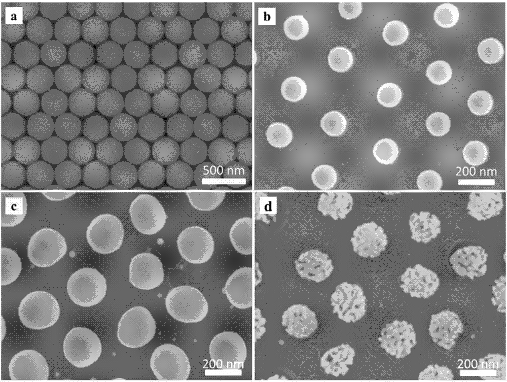 Porous gold-silver alloy nanomaterial as well as preparation method and application thereof