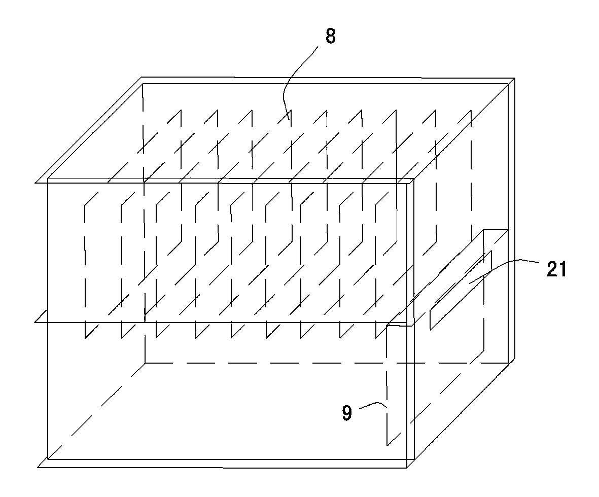 Split-level superimposed biological filtration and oxygenation device