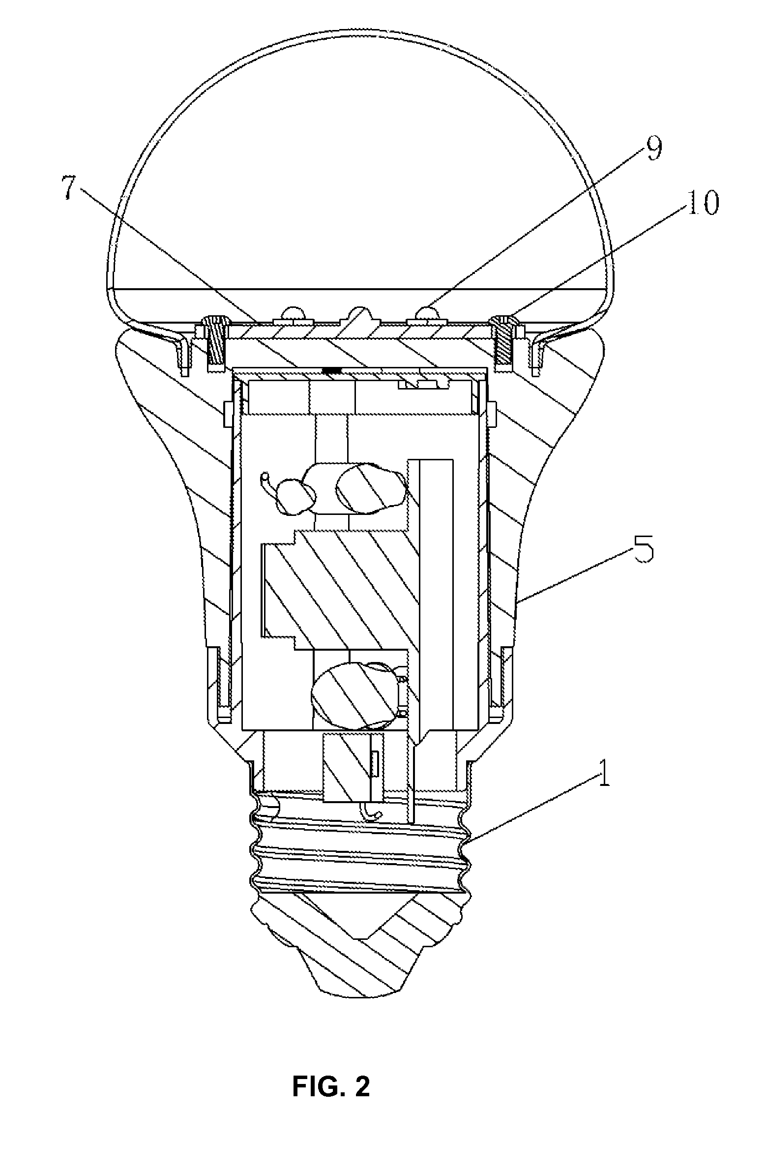 LED lighting device and method for making the same