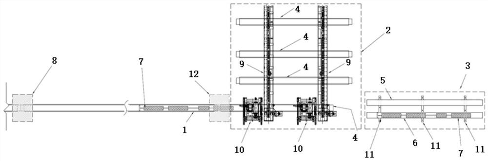 Efficient passing method for anti-corrosion equipment in subsea pipeline joint