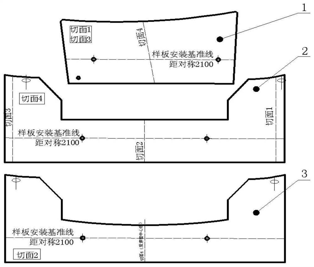 Modeling machining method for high-temperature forming male die