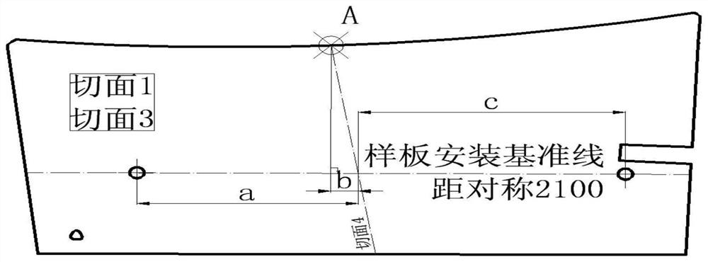 Modeling machining method for high-temperature forming male die