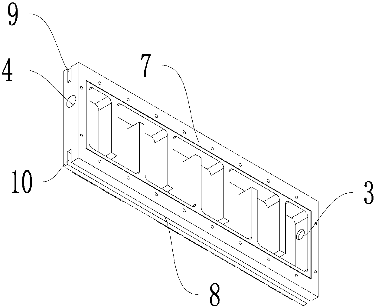 Water-cooled radiator and heat-dissipating system