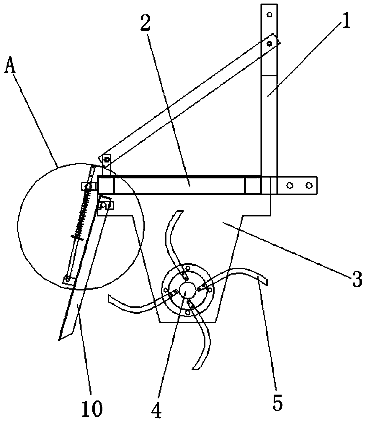 Hydraulic-driven rotary cultivator