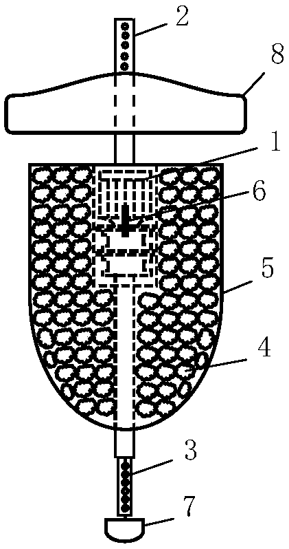 An aeration device coupling a biofilm purification technique and an aeration method