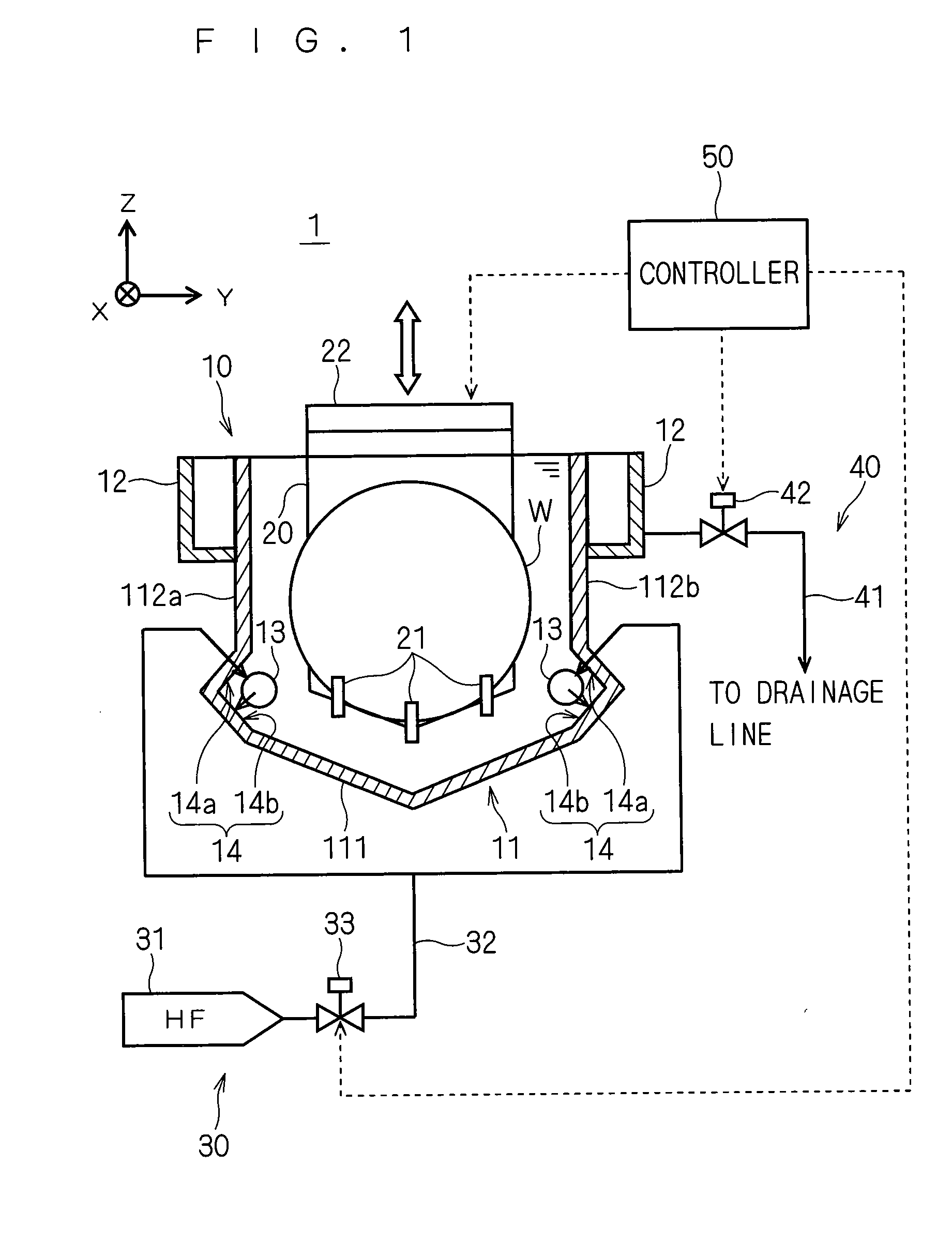 Apparatus for and method of processing substrate