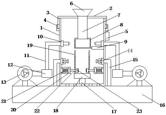 Cleaning device for universal parts