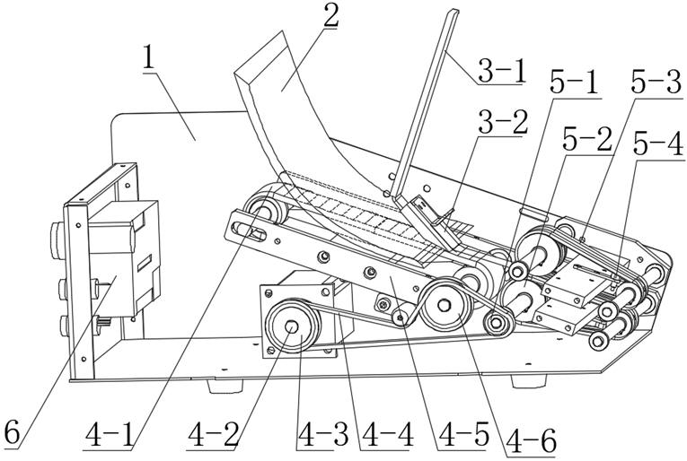 Paper separating and feeding machine for stickers with gum and putting method