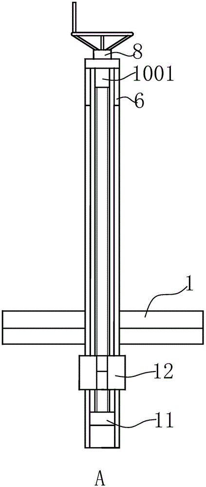 A height adjustable stand