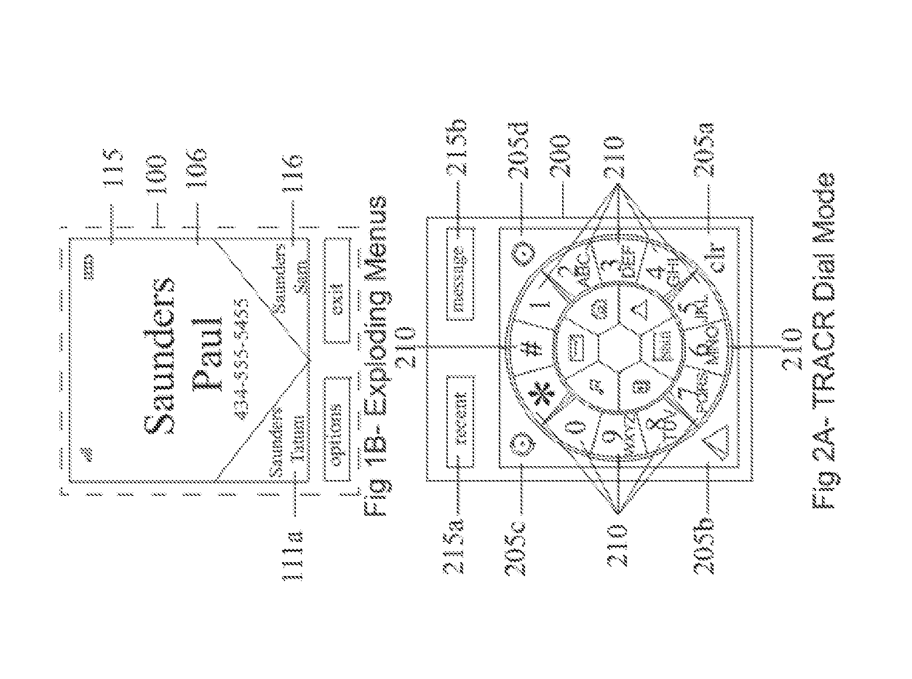Dynamic visual feature coordination in an electronic hand held device