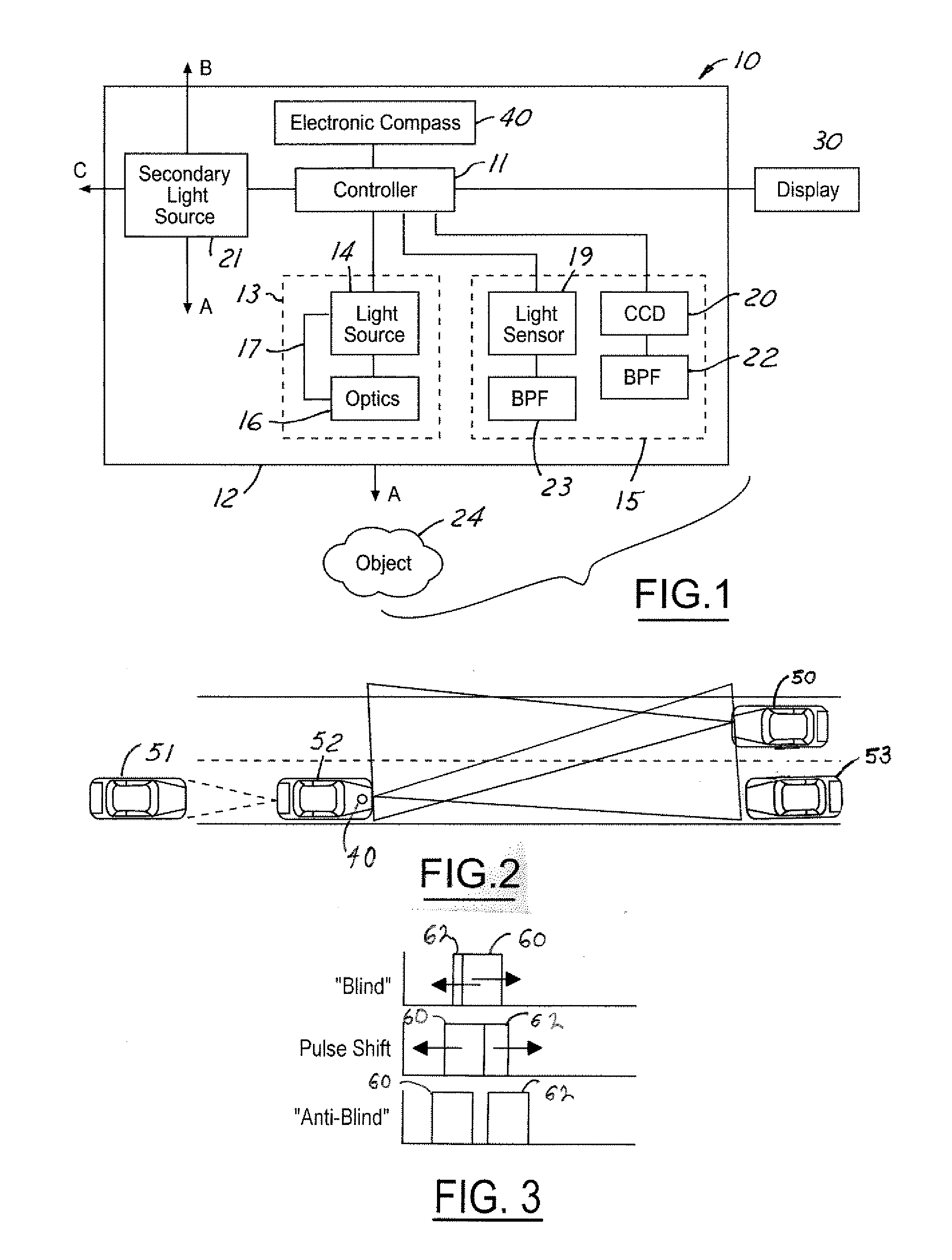 Method of anti-blinding for active night vision system