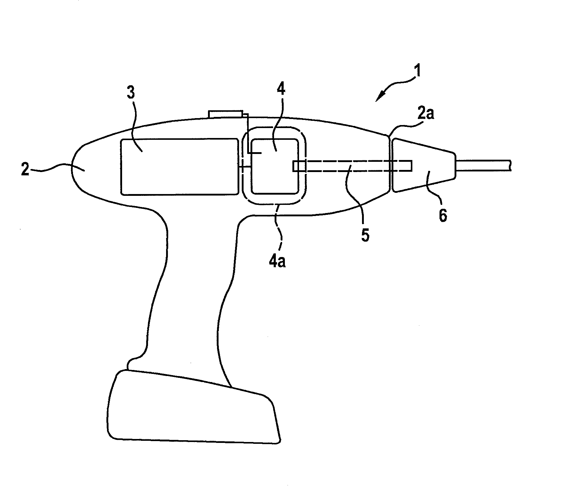 Handheld machine tool, in particular a hammer drill