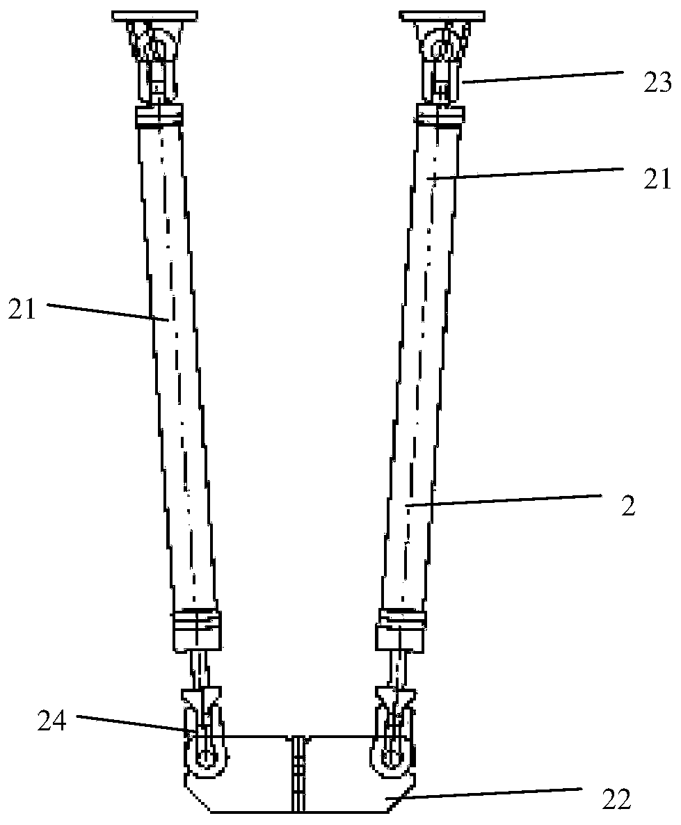 A self-tensioning tendon and its installation method