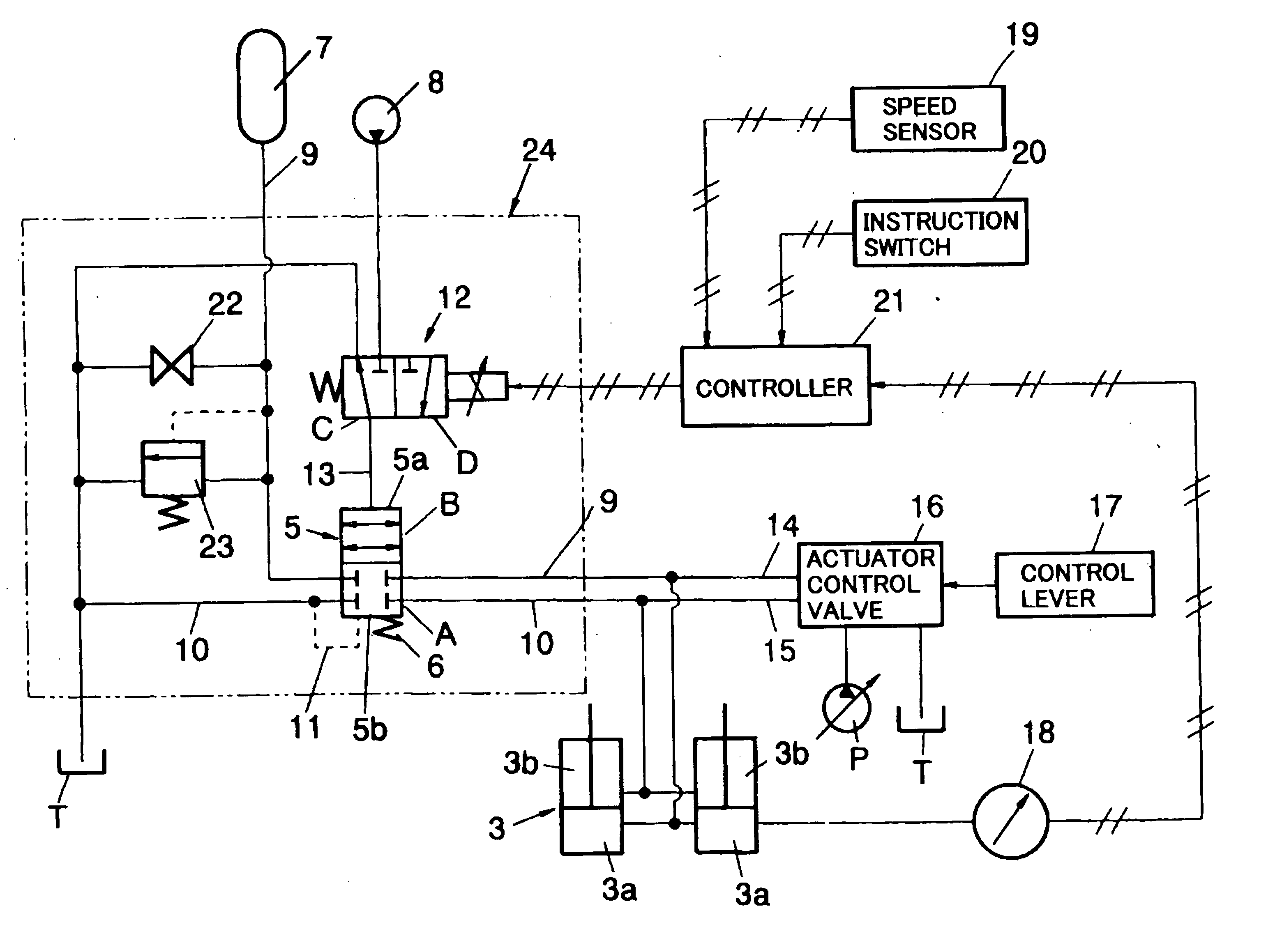 Hydraulic ride control system for working vehicle