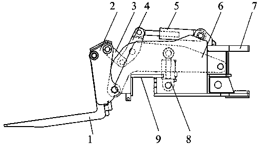 Working mechanism for underground coal mine ultra-heavy shovel plate type shield hauler