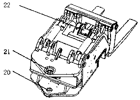 Working mechanism for underground coal mine ultra-heavy shovel plate type shield hauler