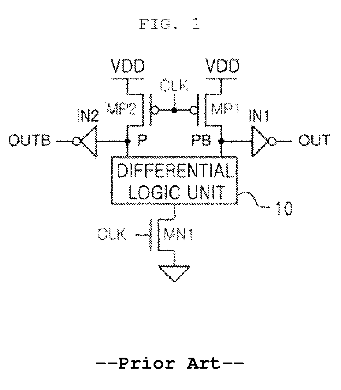 CMOS differential logic circuit using voltage boosting technique