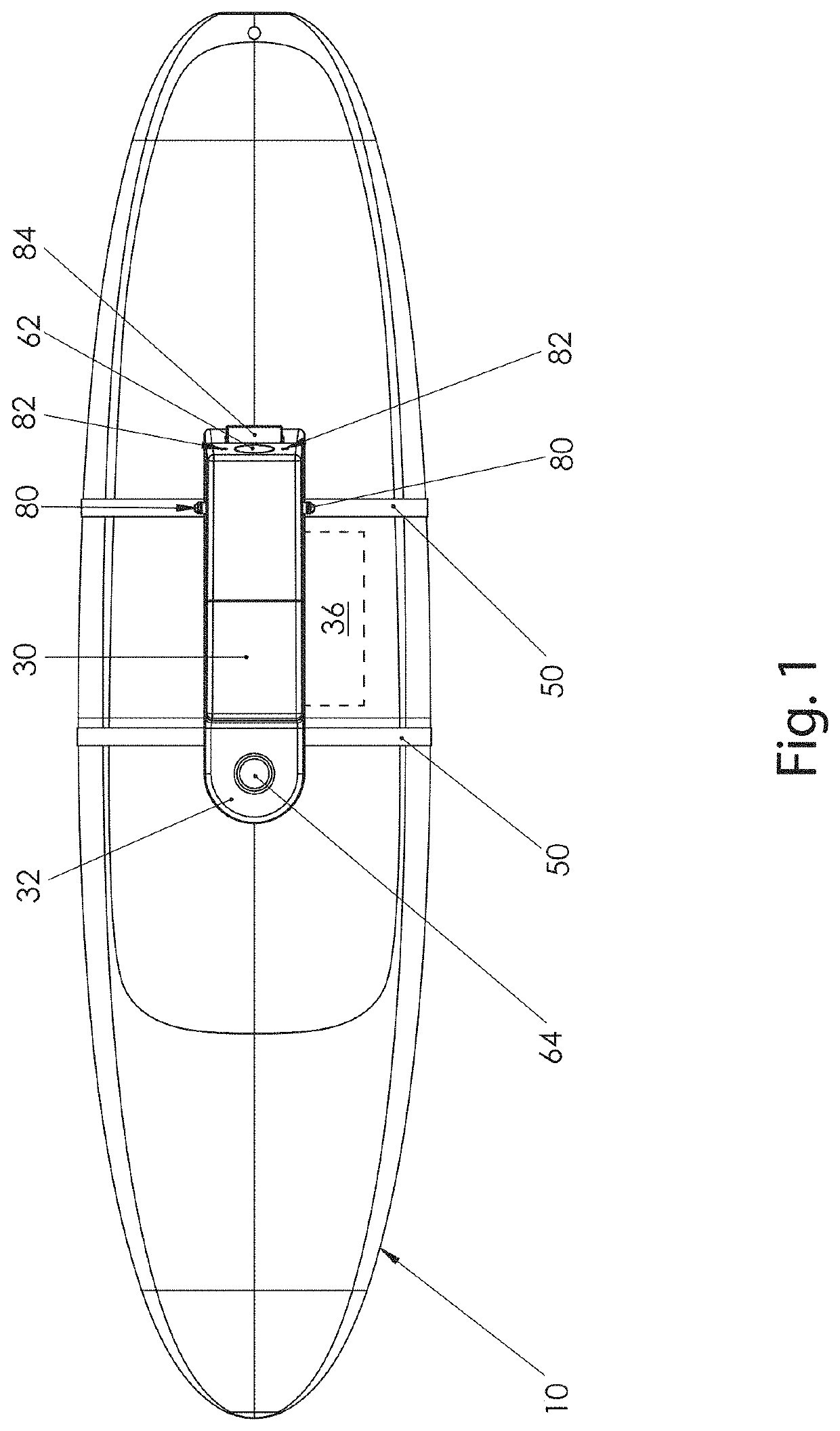 Aquatic board saddle