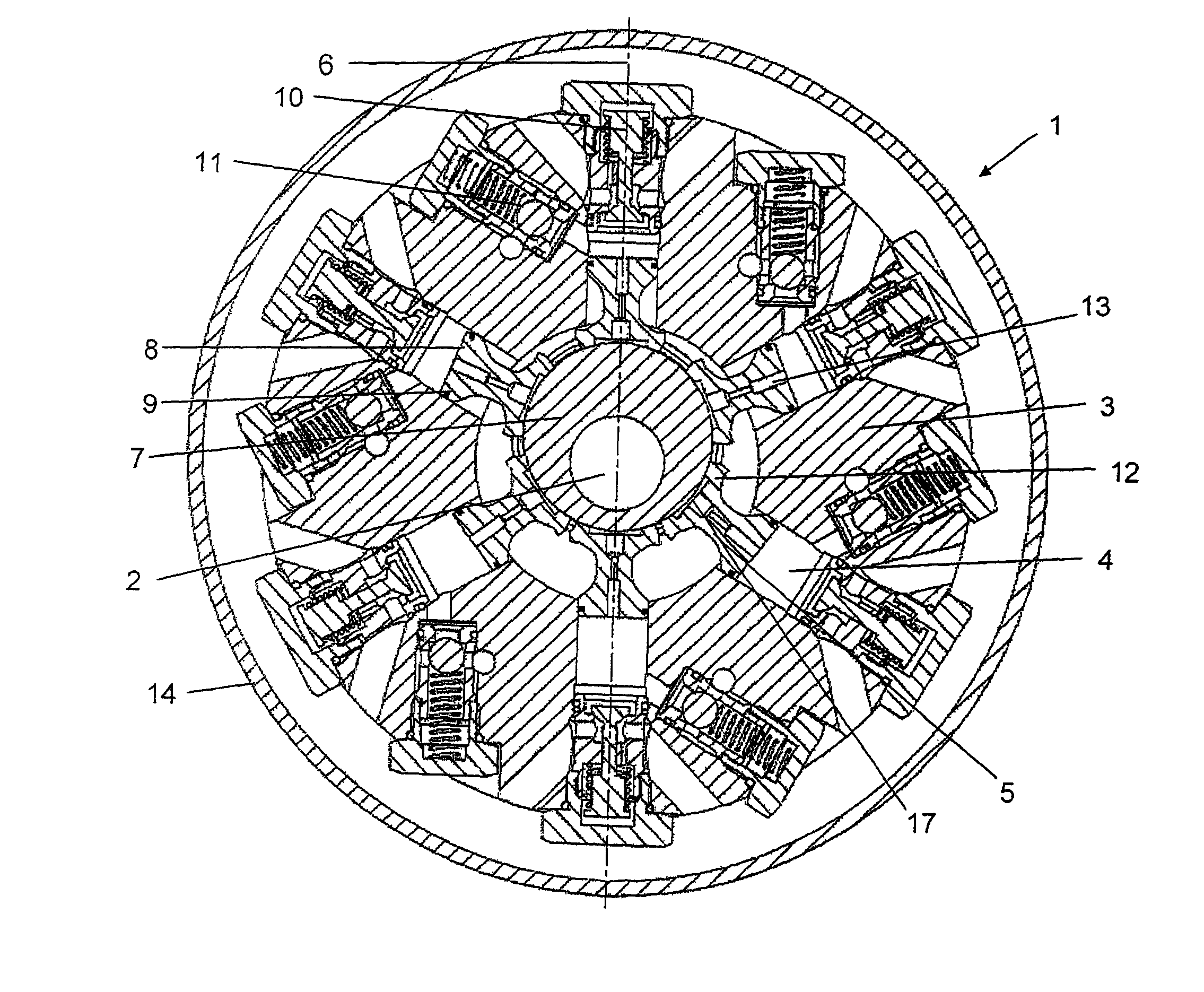 Radial piston pump