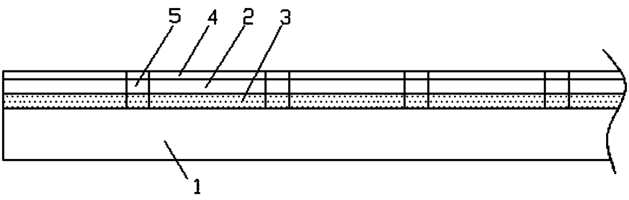 Anti-slip glass processing process