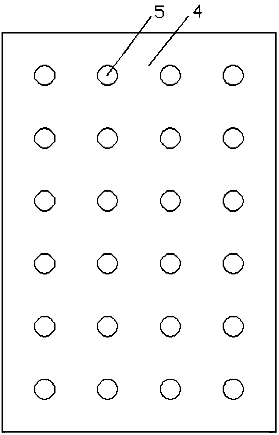 Anti-slip glass processing process