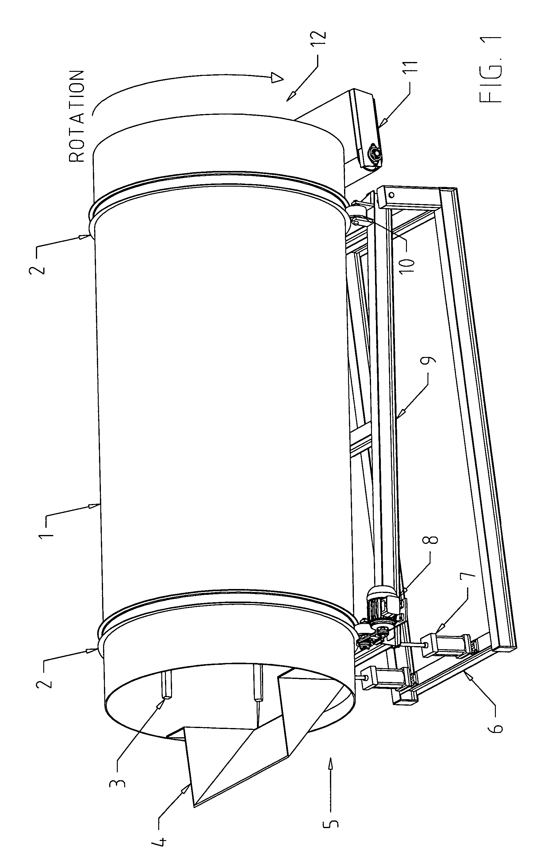 Block orientation cylinder