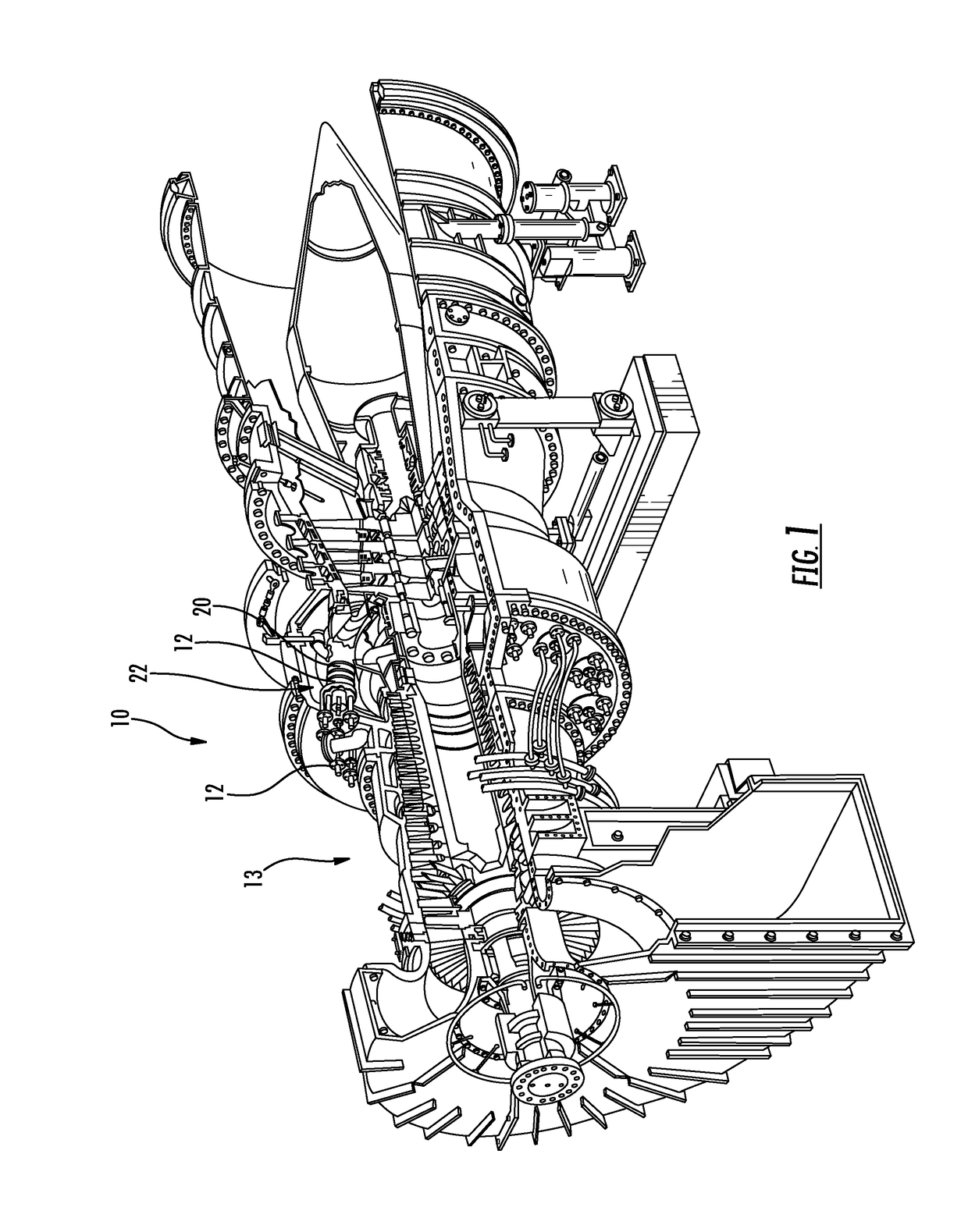 Acoustic damping system for a combustor of a gas turbine engine